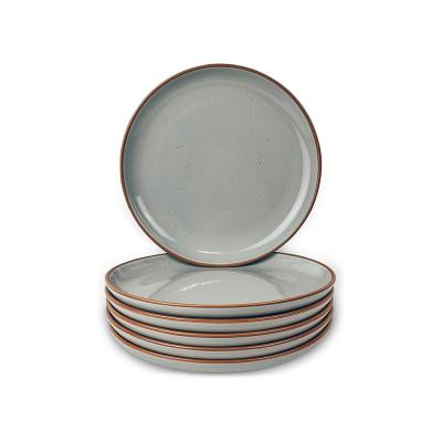 Dessert Salad Appetizer Kitchen Porcelain Ceramic Plates Set picture 1