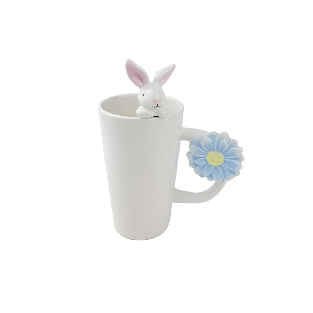 3d animal rabbit rabbit shaped ceramic coffee mug picture 1