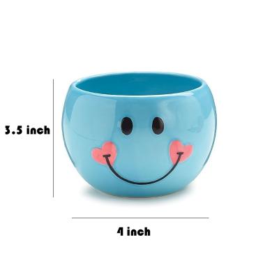 Face Smile Ceramic Candy Bowl Dish picture 2