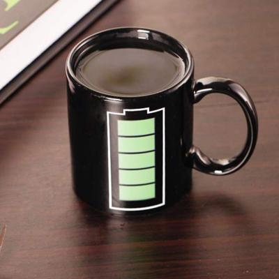 magic heat color changing ceramic coffee cup mug picture 3