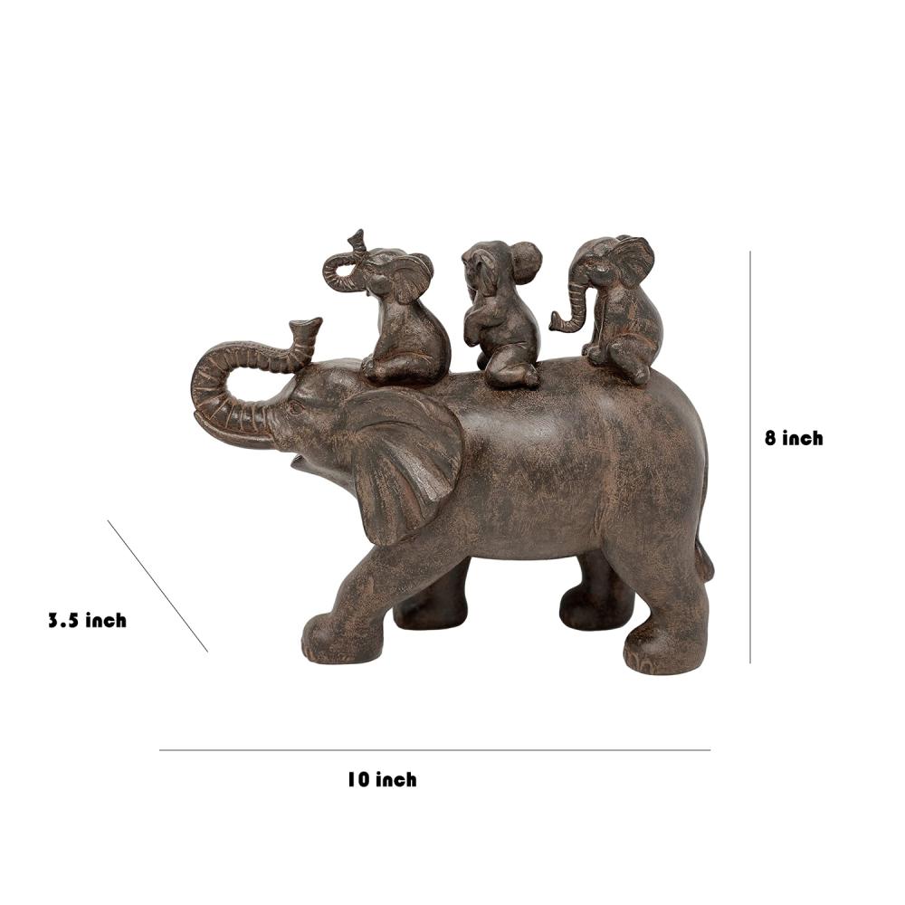 animal resin elephant figurine statues home decor picture 4