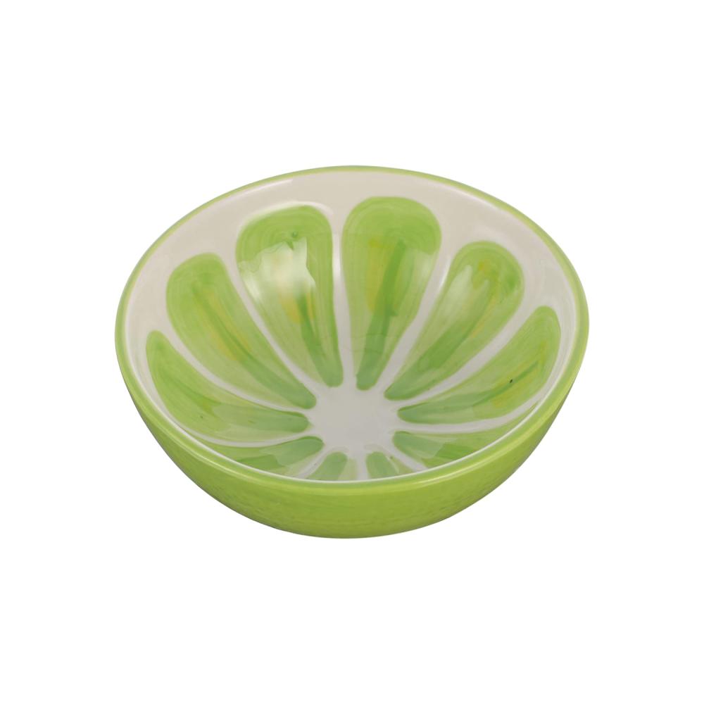 Hand Painted Ceramic Lemon Serving Bowl picture 3