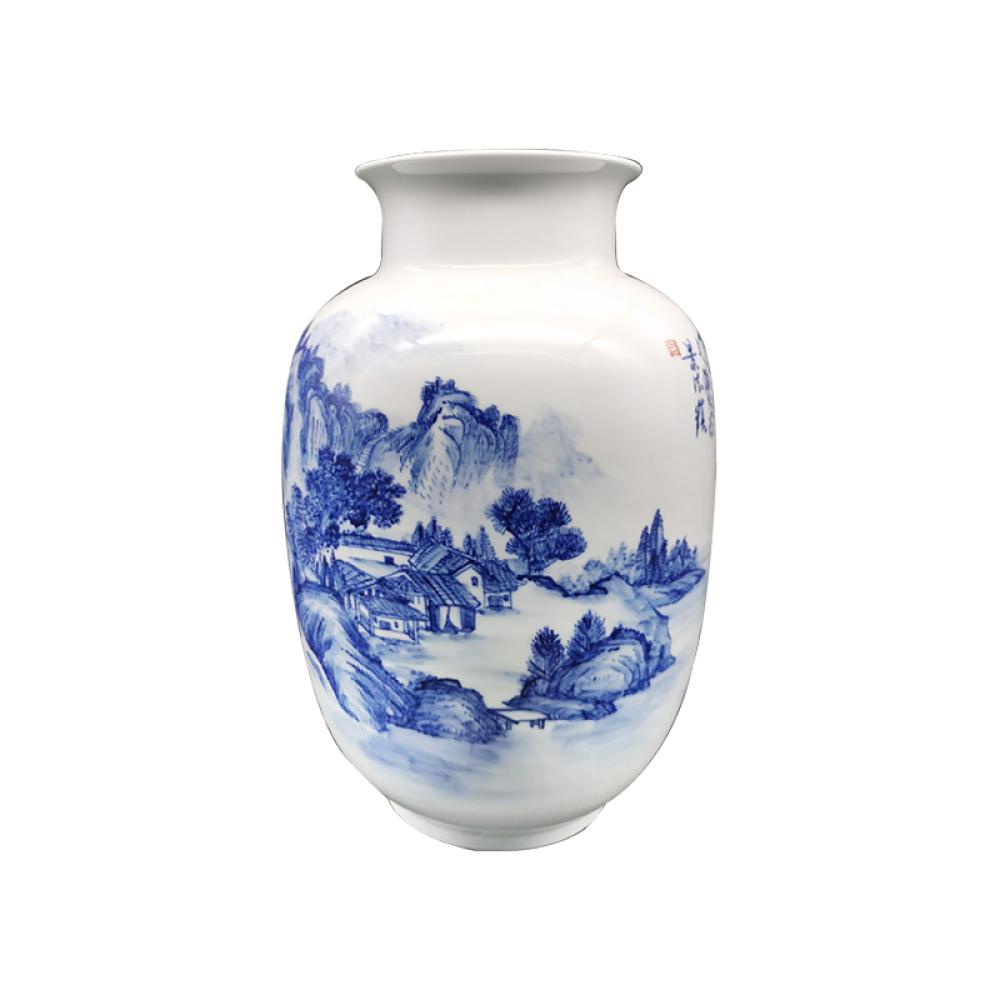 China Oriental Cloisonne Large Porcelain Ginger Jar Vase