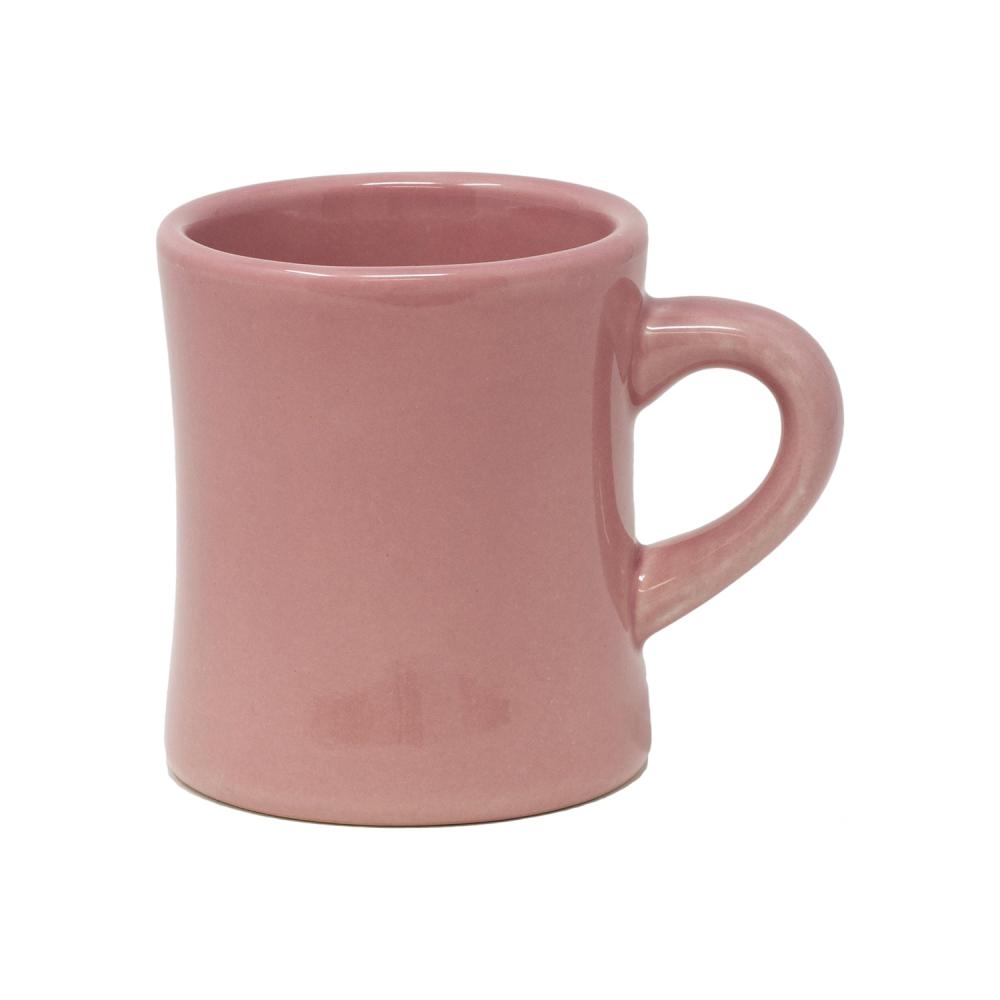 Pink Ceramic Stoneware Retro Mugs