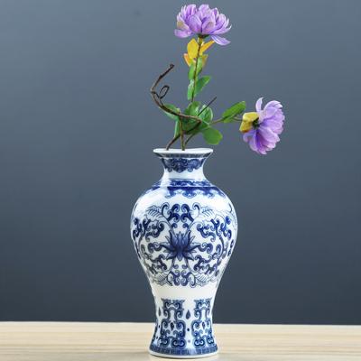 antique blue and white ming porcelain flower vase picture 4