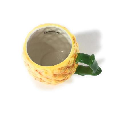 fruit pineapple shape ceramic coffee mugs picture 2