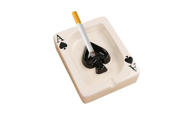 poke ceramic ashtray