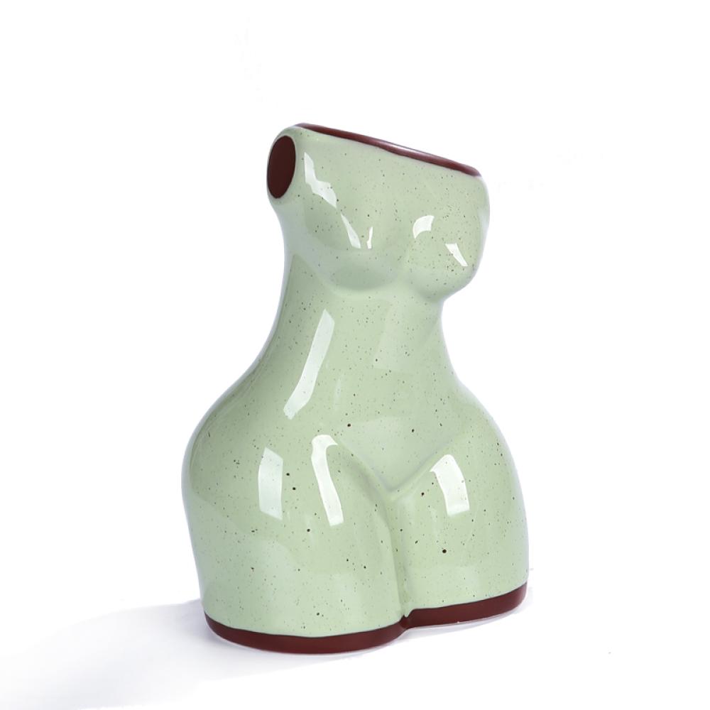2023 spring Ceramic torso body flower vase picture 2