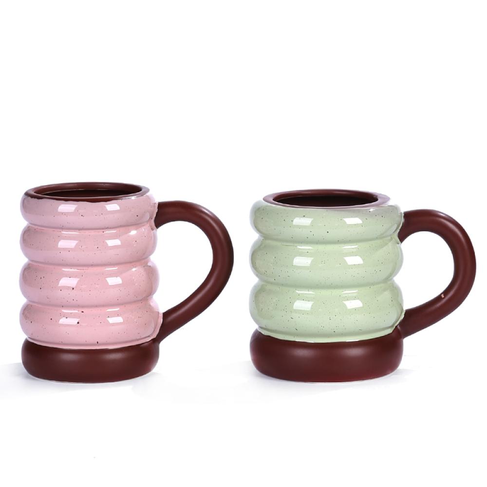 2023 Spring Ceramic Doughnut Tire Coffee Mug