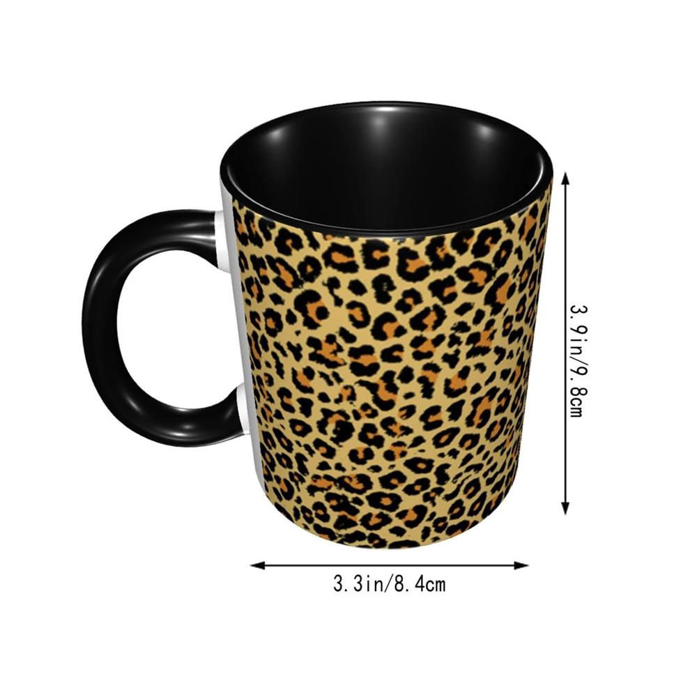 Ceramic Leopard Print Coffee Mug picture 2