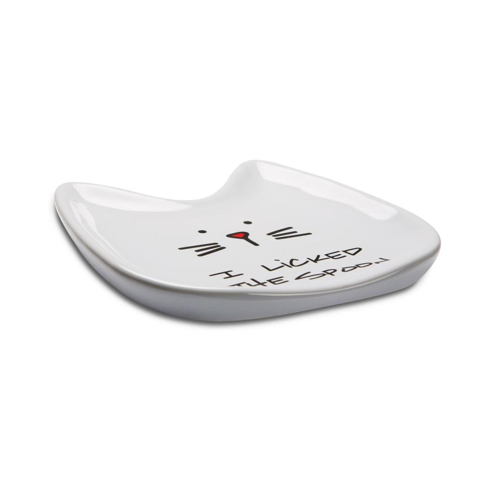 Ceramic Cat Serving Spoon Rest Holder For Table picture 2