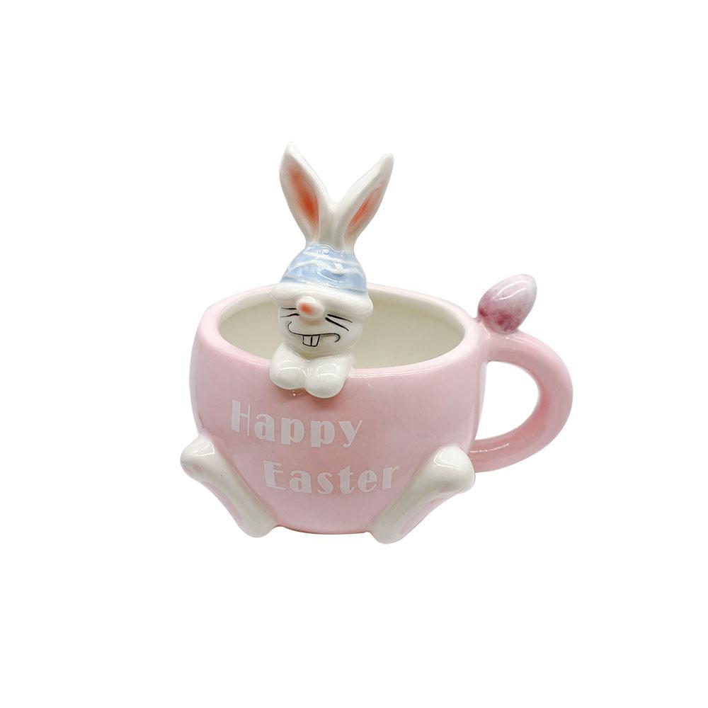 animal cartoon ceramic coffee rabbit bunny easter mug picture 1