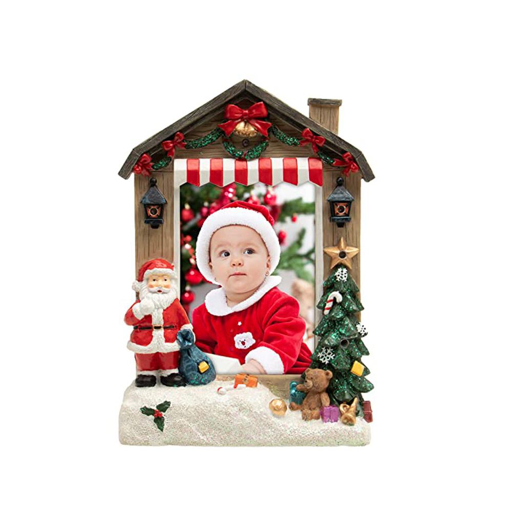 Christmas Xmas Resin Picture Frame with Santa Clause picture 3