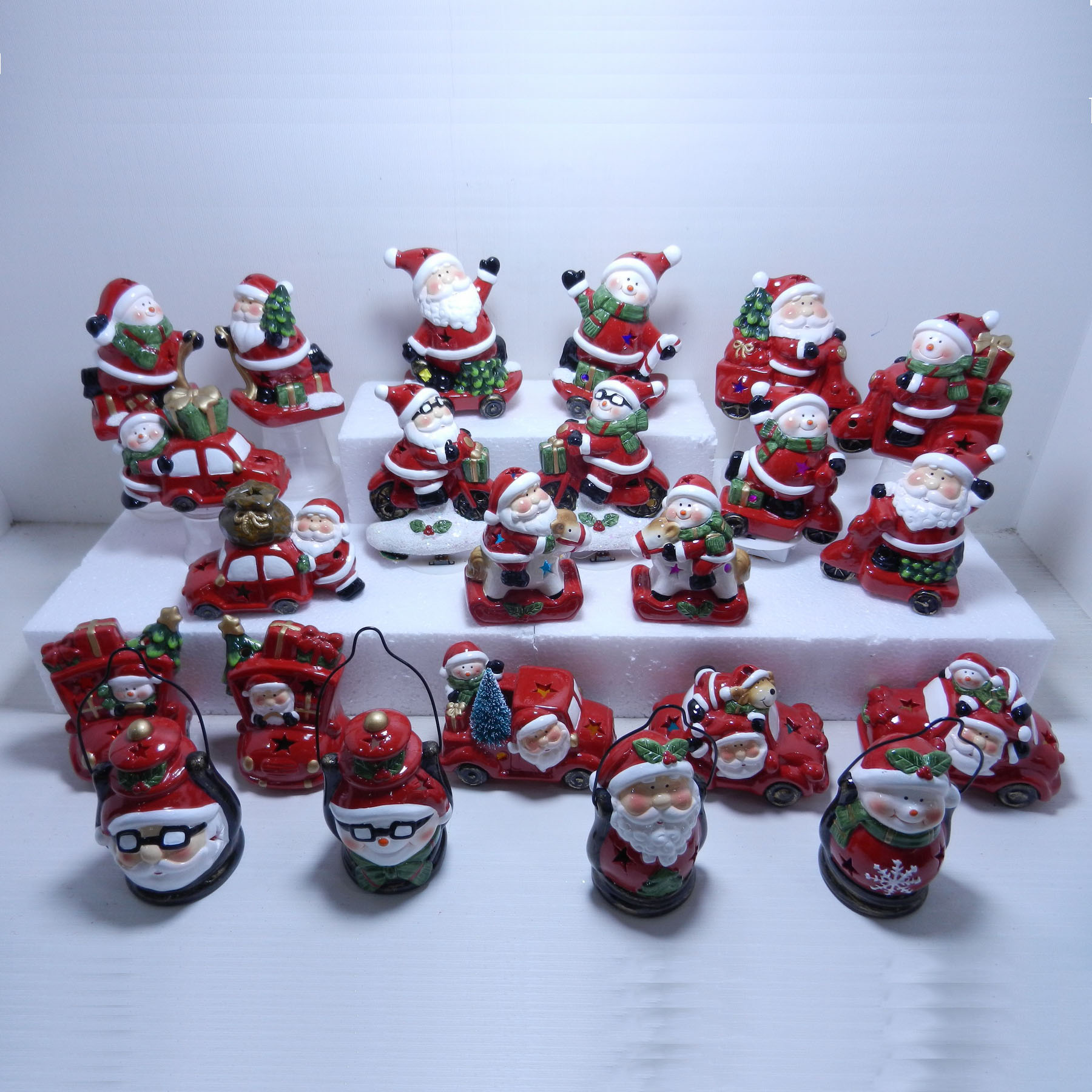 Christmas Ceramic Present Gift Set Items Decoration Ornament