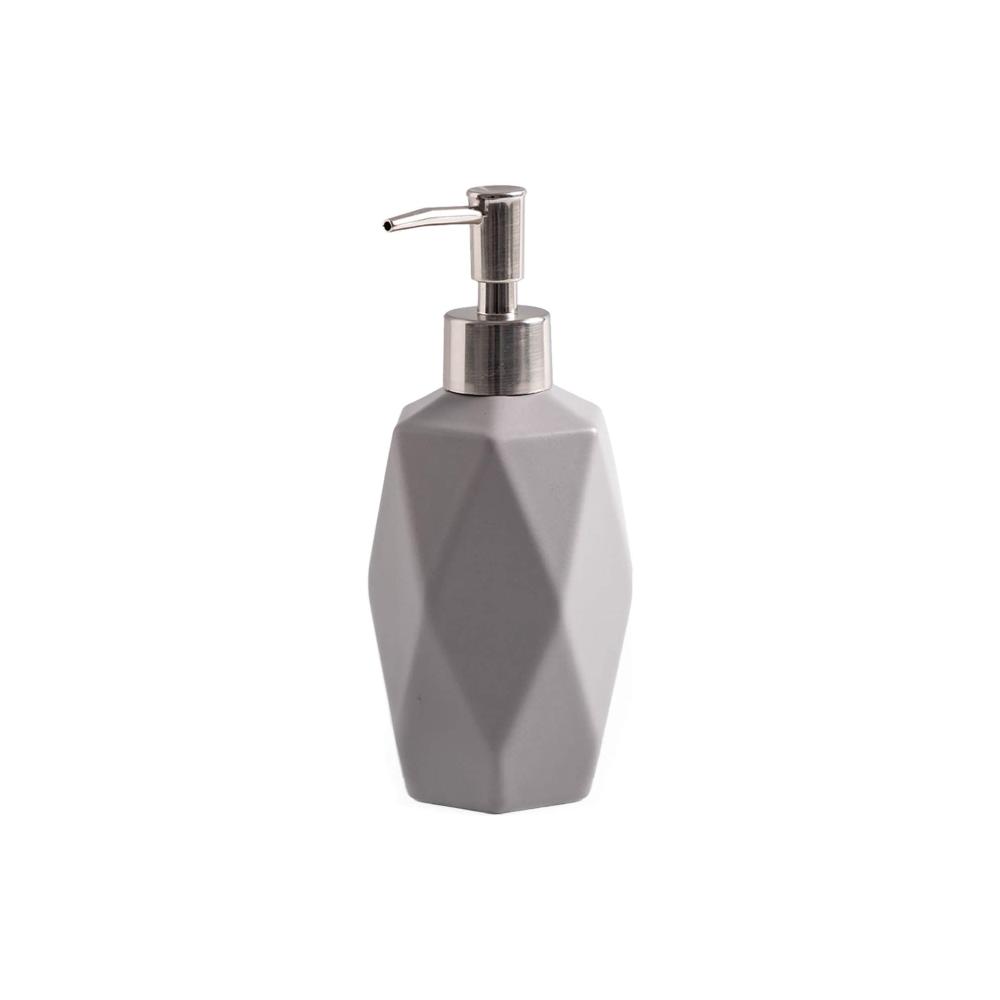New Factory custom white table top ceramic home sanitizer manual hand liquid soap pump dispenser