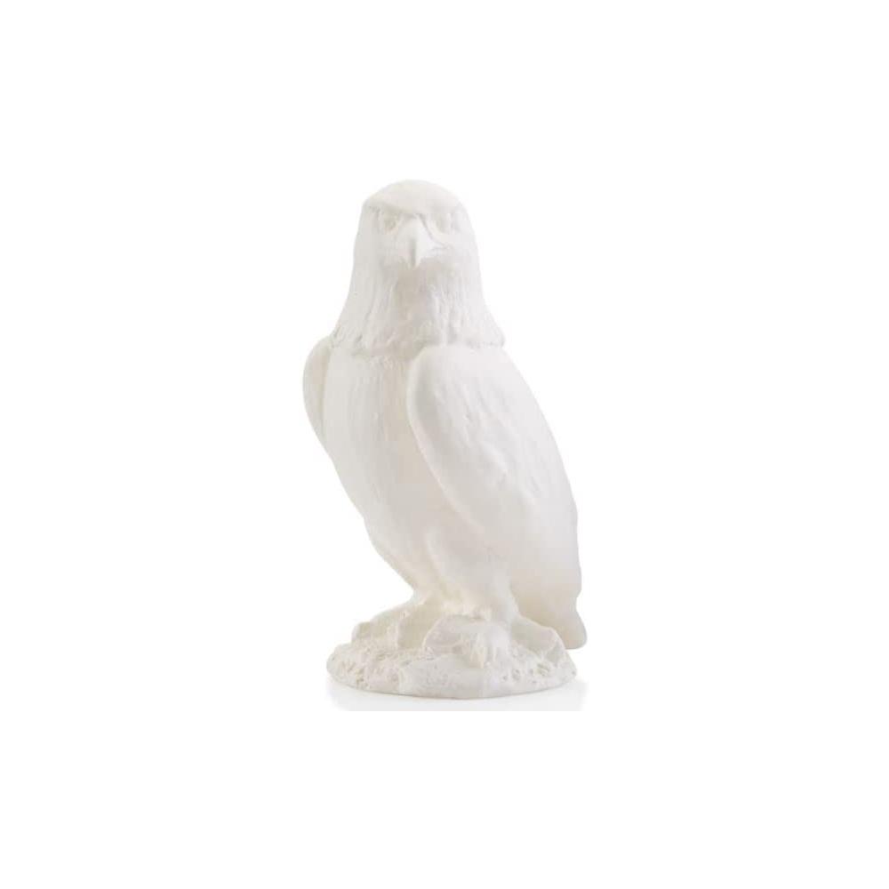 Wholesale Paintable Unpainted Ceramic Eagle Figurine Statue To Paint