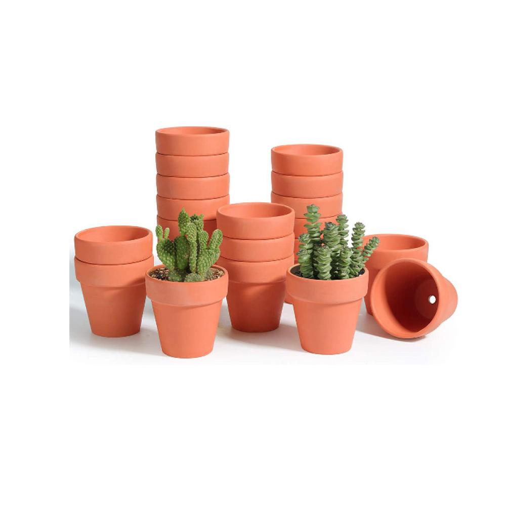 Garden Stackable Terracotta Seed Planters Pots For Plant