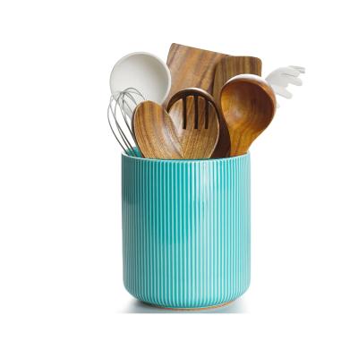 Ceramic Kitchen Vessel Spoon Cutlery Utensils Stand picture 3