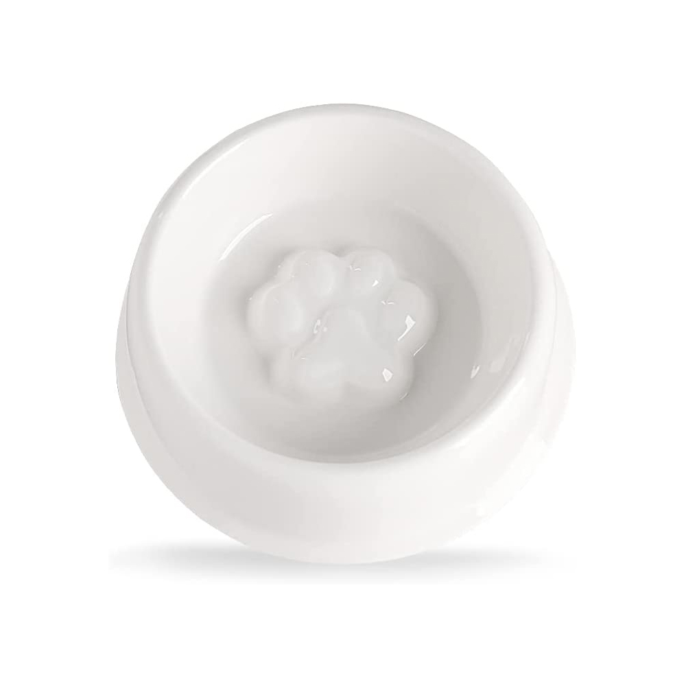 Ceramic Cute Puppy Feeder Dog Food And Water Bowl