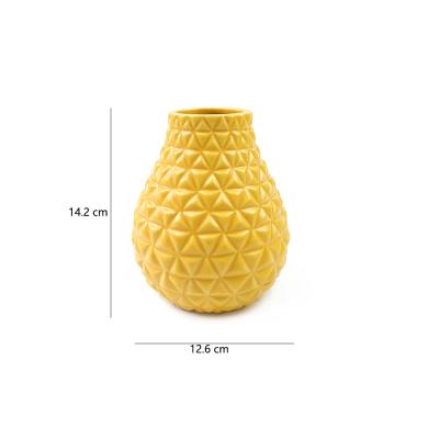 Raindrop Style Ceramic Pineapple Shaped Vase picture 2