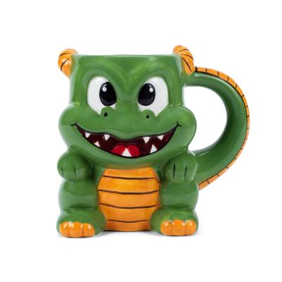Ceramic Animal Green Dragon Mug thumbnail