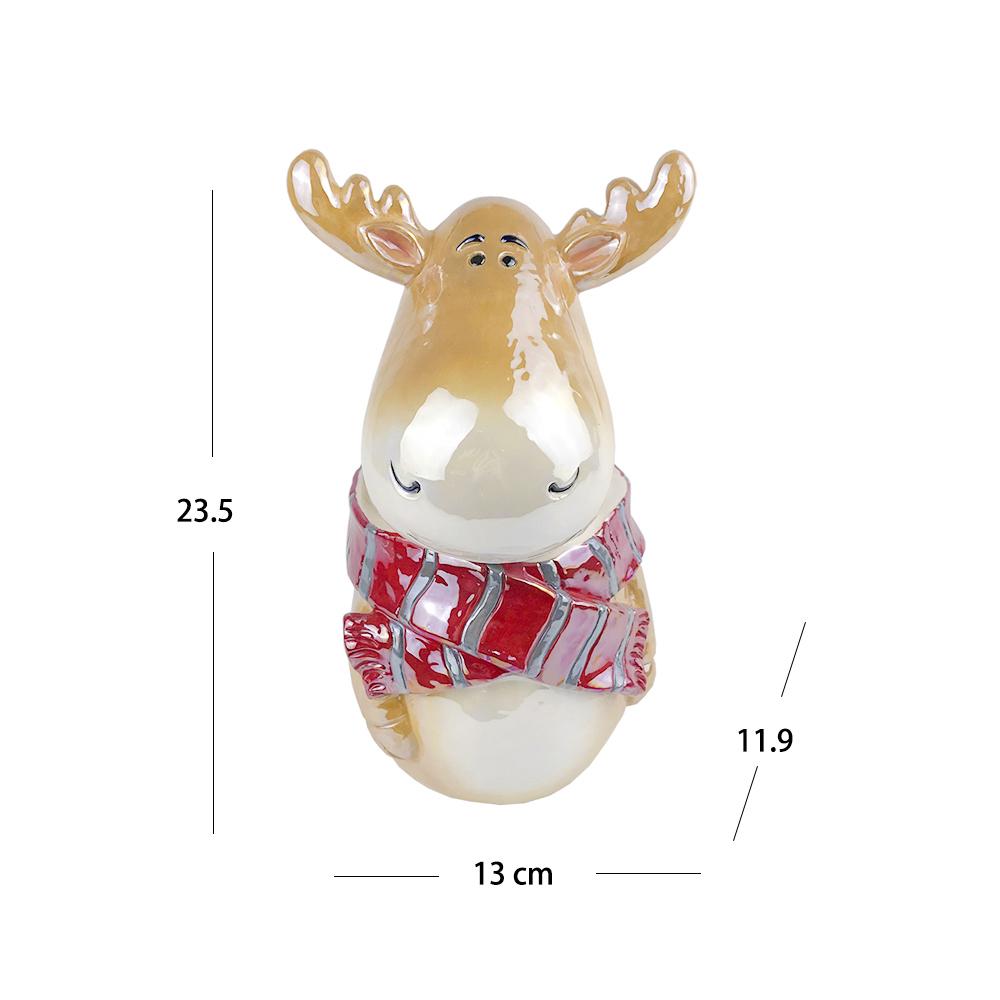 Christmas 3D Animal Ceramic Reindeer Moose Cup Mug picture 2