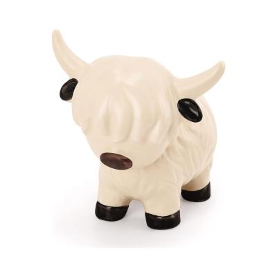 ceramic cow figurine statue thumbnail