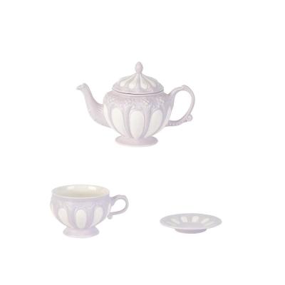 ceramic porcelain gift tea coffee cup pot set picture 2