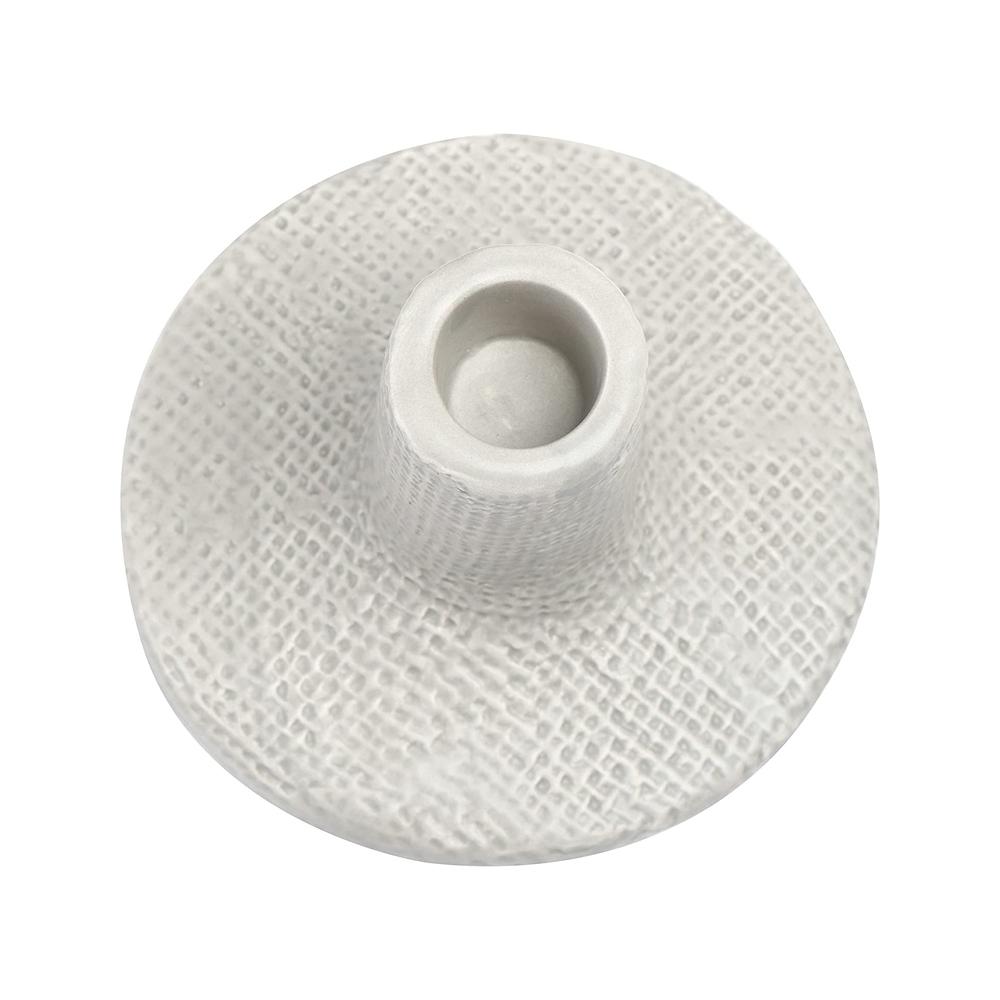 black white ceramic taper candlestick candle holder bulk picture 4