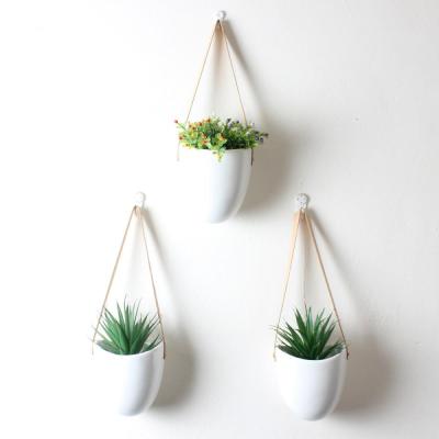 garden ceramic home wall hanging planter succulent pot picture 2