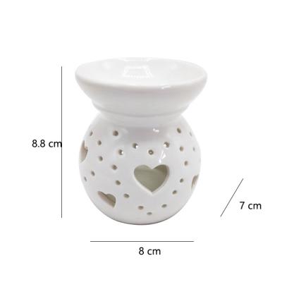Ceramic Heart Aroma Wax Burner For Candle Warmer picture 2