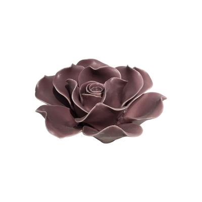 Wholesale Luxury Ceramic Artificial Rose Flower Sculpture picture 2