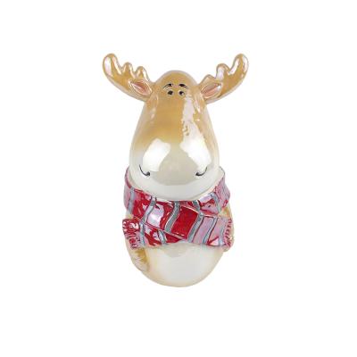 Christmas 3D animal ceramic moose cup mug picture 1