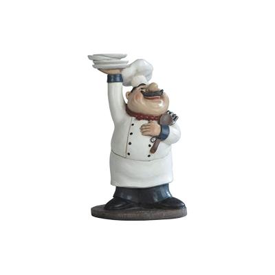 factory custom resin kitchen fat chef figurines picture 2
