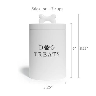 Airtight Dog Treat Jar Storage Container with Lids picture 2