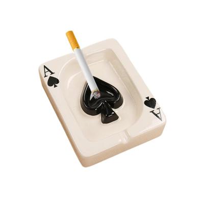 logo cool Portable Modern designer ceramic smoking ashtray picture 1