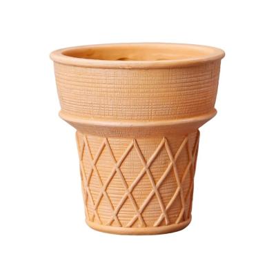 shaped ice cream cone succulent planter flower pot thumbnail