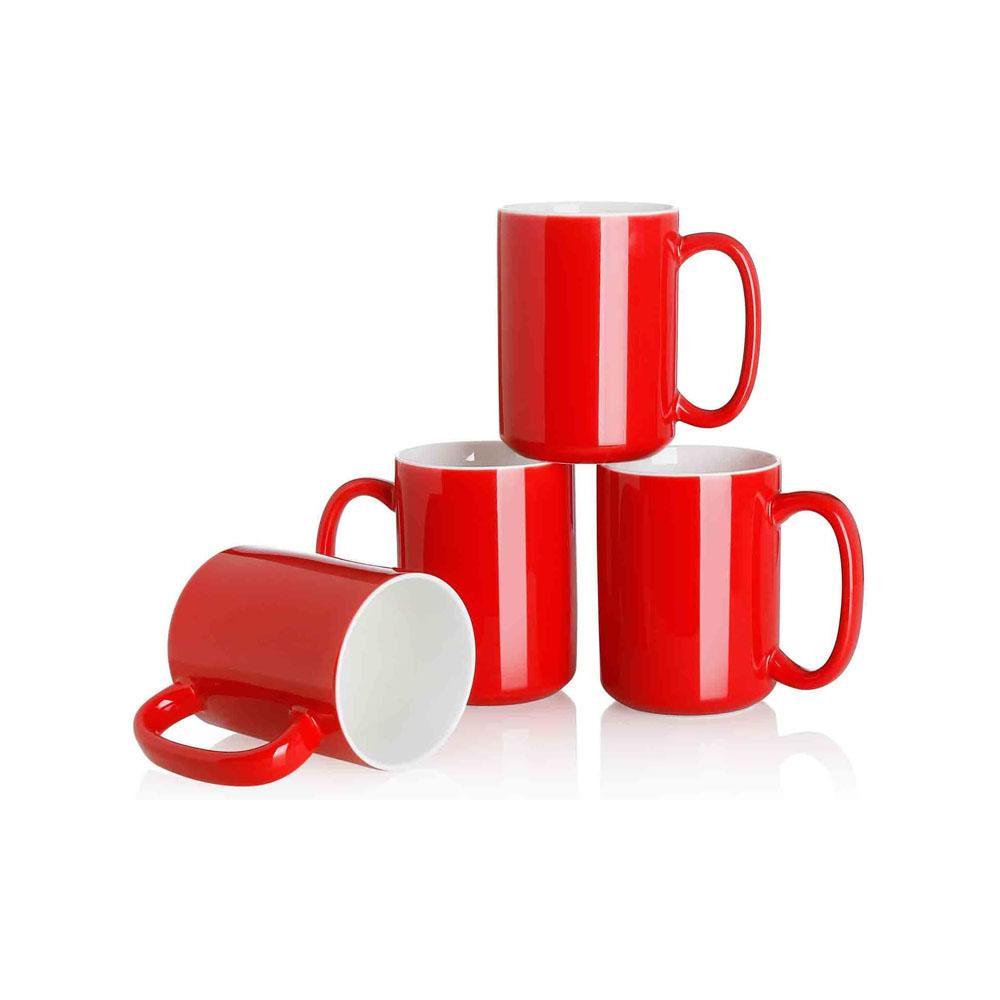 Red Ceramic Coffee Mug