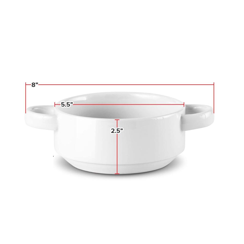 Stackable French Onion Soup Bowl With Handles picture 2