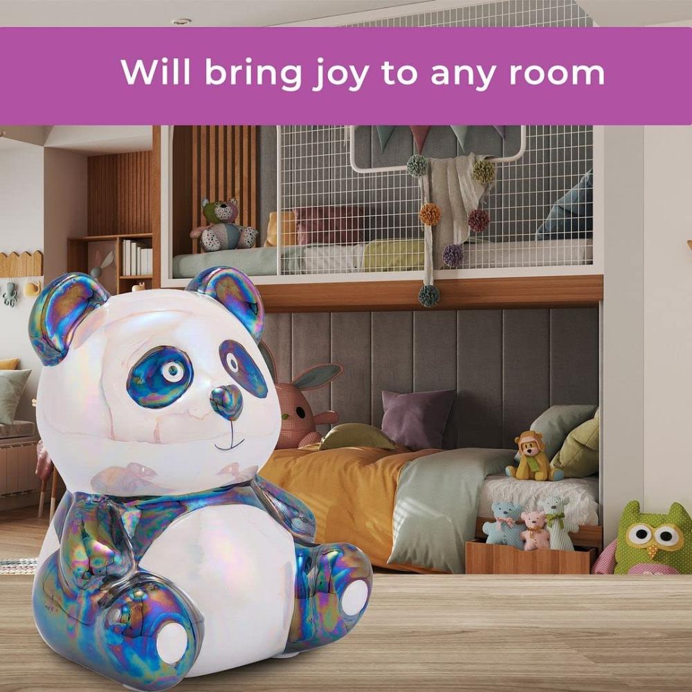 ceramic little panda money coin box piggy bank picture 3