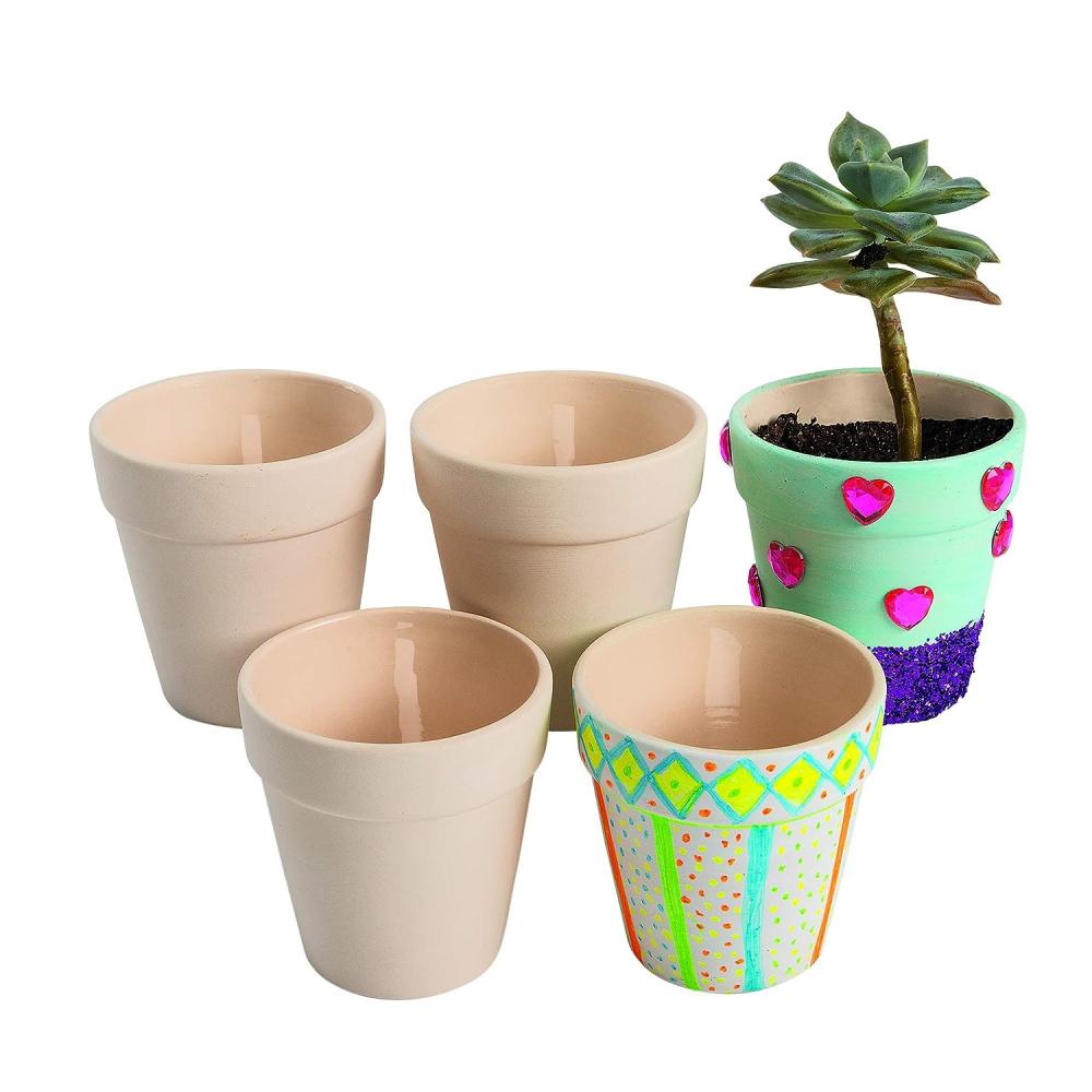 DIY Paintable Bisque Ceramic Flower Pot To Painting picture 3