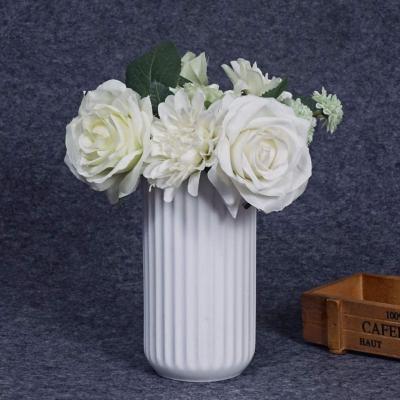 fluted ceramic flower vase picture 4