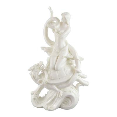 Chinese traditional ceramic porcelain Black Tortoise decoration thumbnail