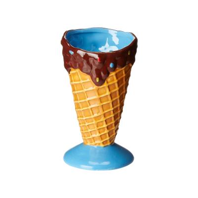 Dessert and Ice Cream Cone shaped Bowl Cup thumbnail