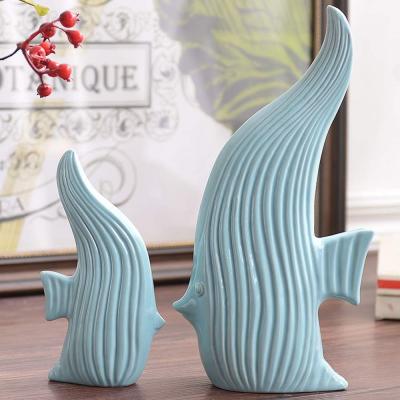 Ceramic Fish Figurines Statue Sculpture picture 3