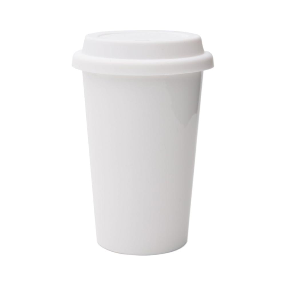 Custom Ceramic Travel Coffee Tumbler Cups Mug With Lid