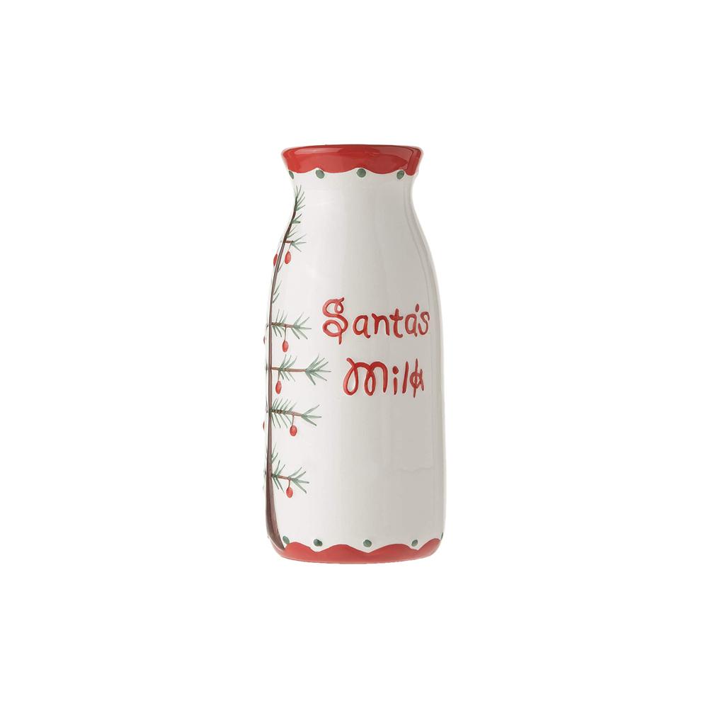 White Ceramic Milk Jar