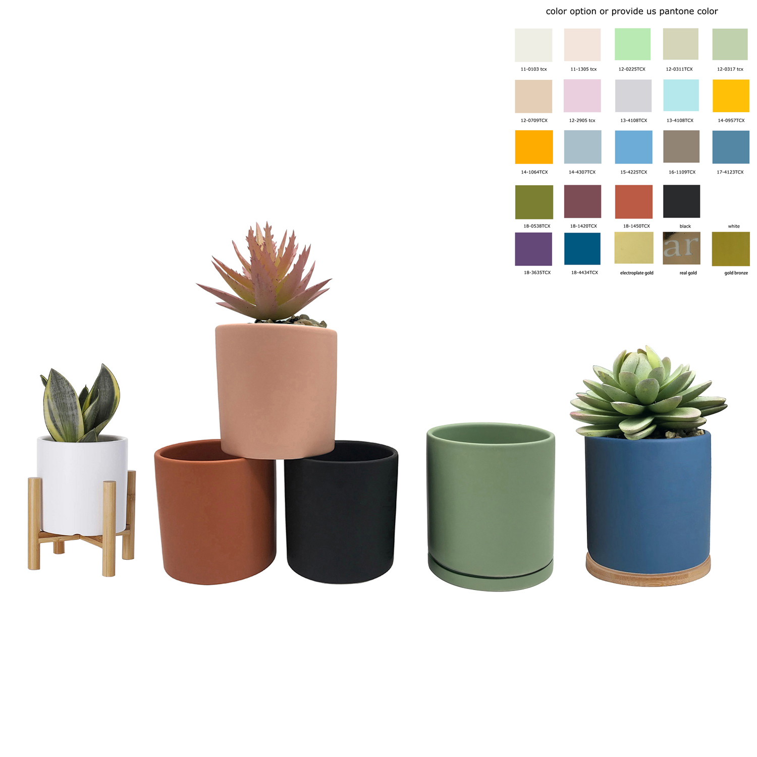 Cheap Indoor Office Nordic Ceramic Flower Planter Plant Pot