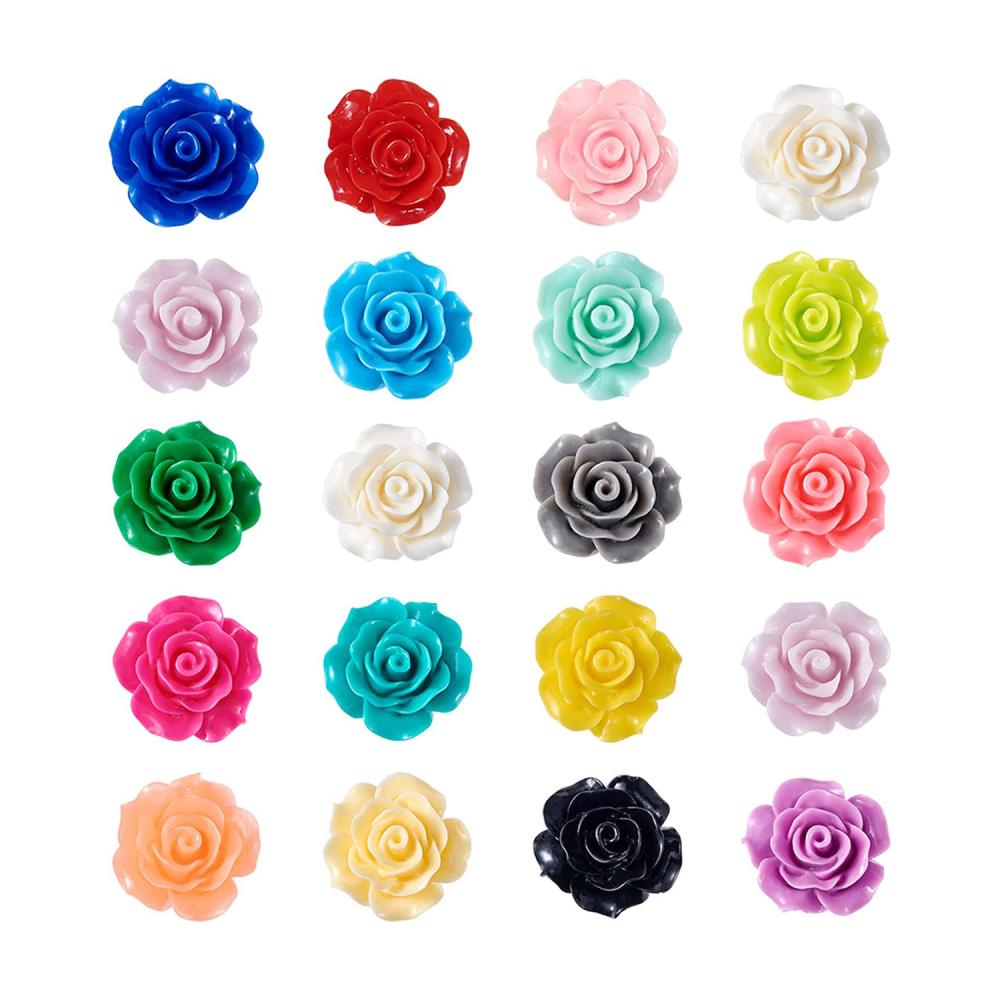 small Resin Crafts Rose Flower For Home decor picture 2