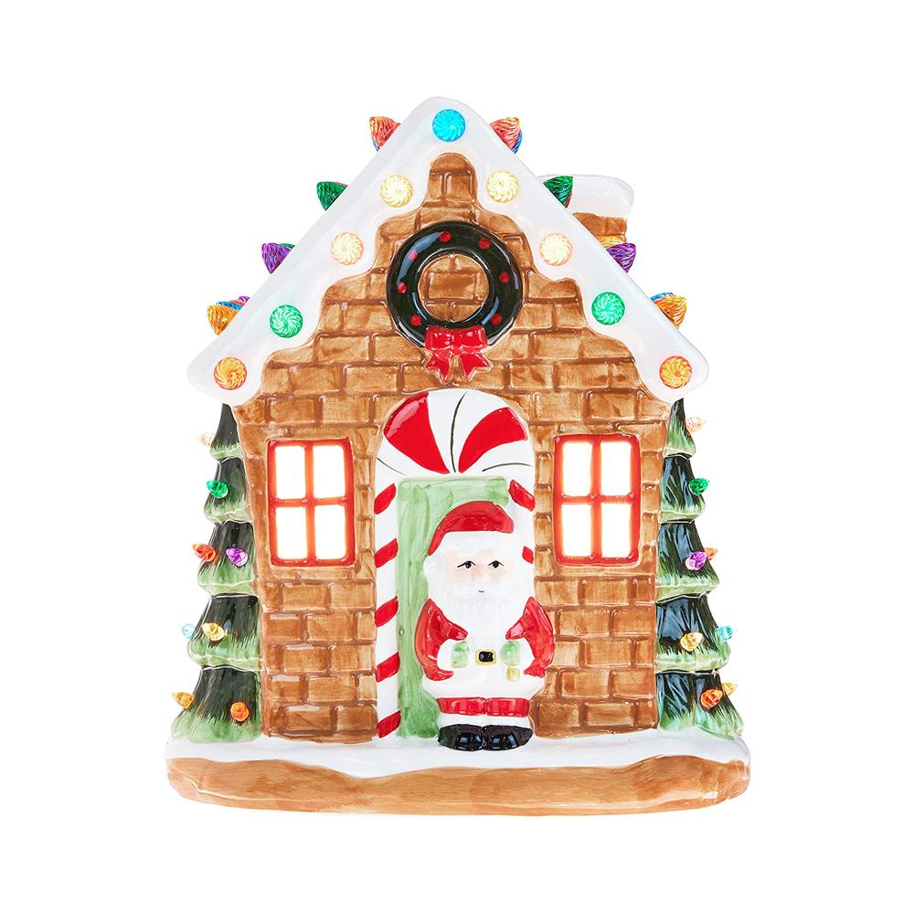 wholesale mini nativity Ceramic Christmas Nostalgic Gingerbread House picture 2
